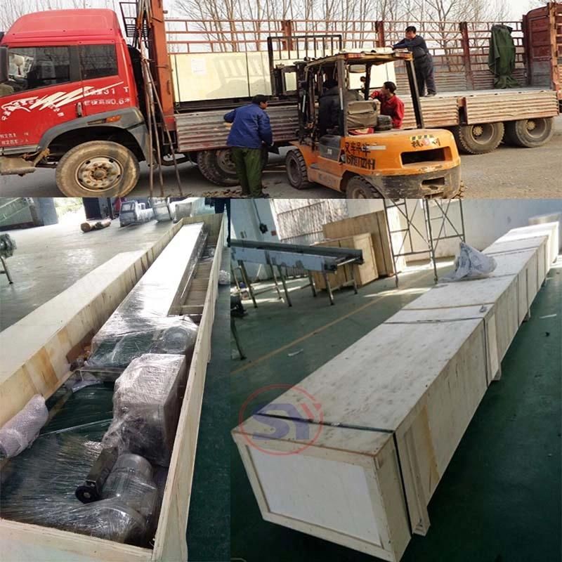 Full Sealing Rubber PVC Corrugated Belt Conveyor with Baffer for Powder Handling