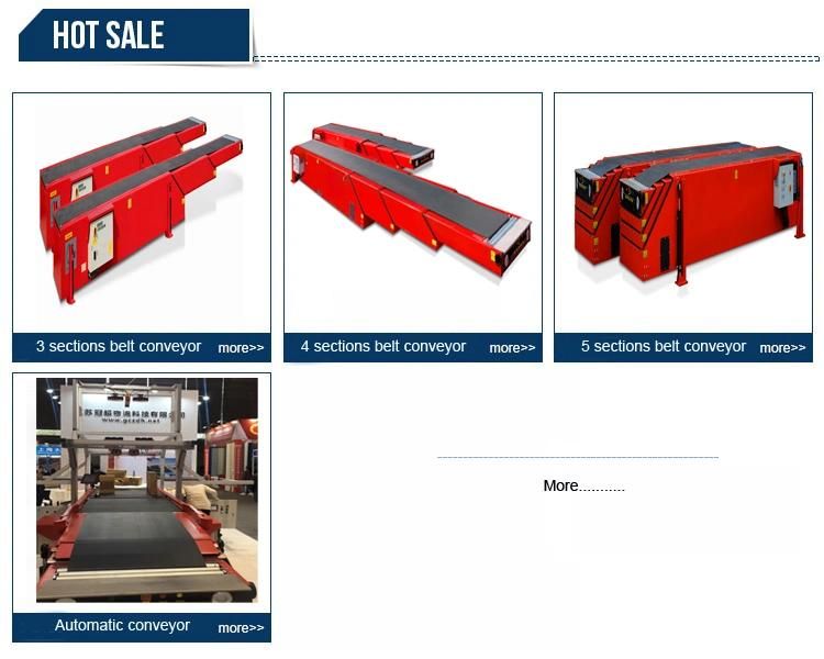 Gc T5-6/16 Ce Certificate Five Section Belt Conveyor System for Warehouse Transport