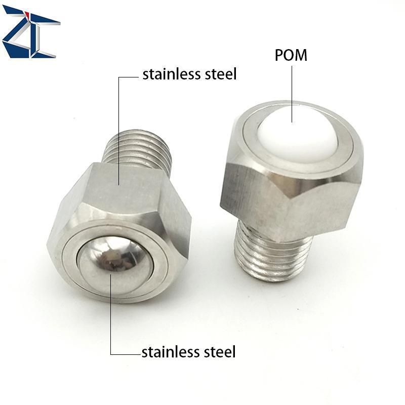 Zbchlj Stainless Steel M5~M20 POM Ball Ball Transfer Unit