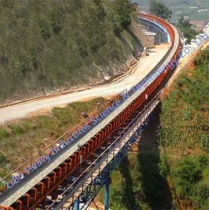 The General Lay-out of Long-Distance Curved Belt Conveyor for Sale