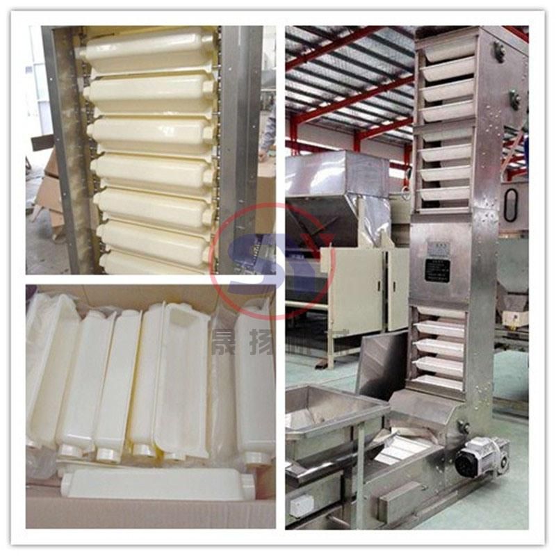 Plate Chain Bucket Elevator Conveyor Machine for Solid Food Transmission