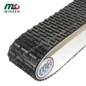 Factory Black PVC/PU/Pvk Light Duty Industrial Conveyor/Transmission/Timing Belting/Belt with Line Shaped Pattern