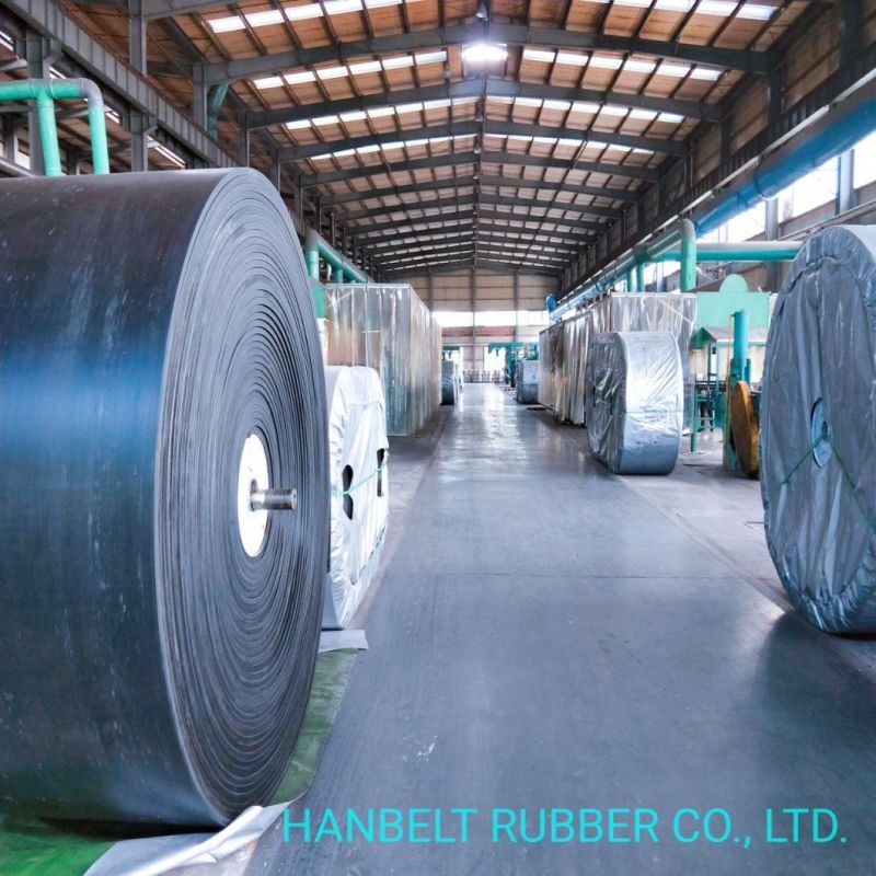 High Quality Black Chevron Rubber Belt Ep Rubber Belt for Industrial