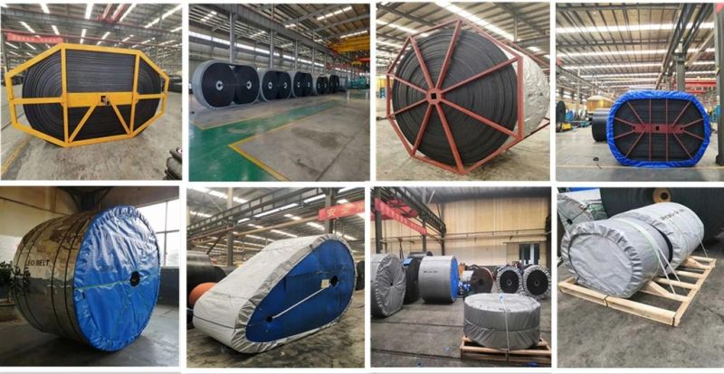 Factory Price High Tensile Strength Durable Black Rubber Conveyor Belt