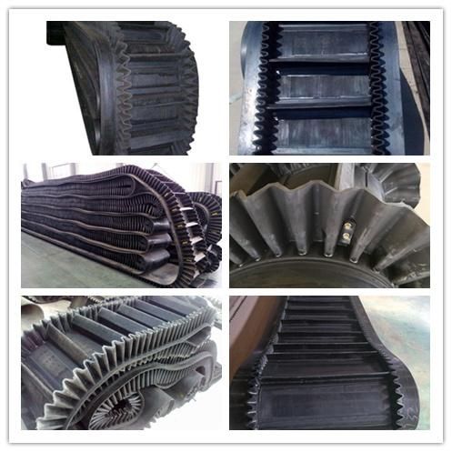 Corrugated Rubber Conveyor Belt for Mining