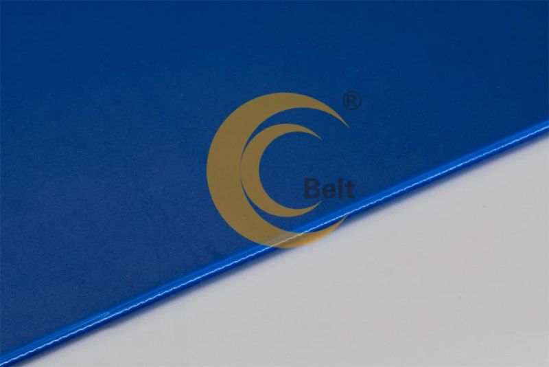 Sidewall belts 3mm blue color food grade