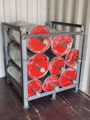 Conveyor Drum / Tail Pulley for Stone Plants Conveyor System, Conveyor Belt Drum Motor