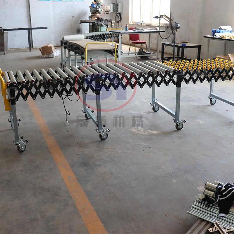 High Quality Movable Metal Powered Loading Roller Conveyor Equipment