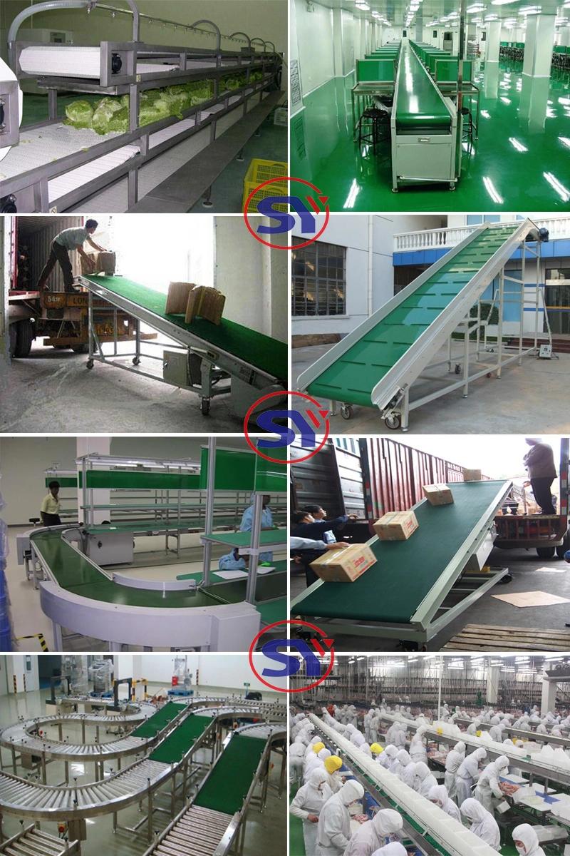 Load and Carry PVC Belt Conveyor Polyester for Checking Airport Baggage