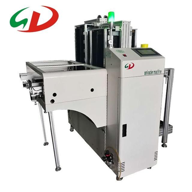 High Speed PCB Loader and Unloader Single Magazine Unloader for SMT Line/PCB/NG/Ok Automatic Closing Machine