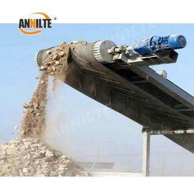 Annilte Conveyor Belt Systems Ep100 Stone Crusher 4p Rubber Conveyor Belt