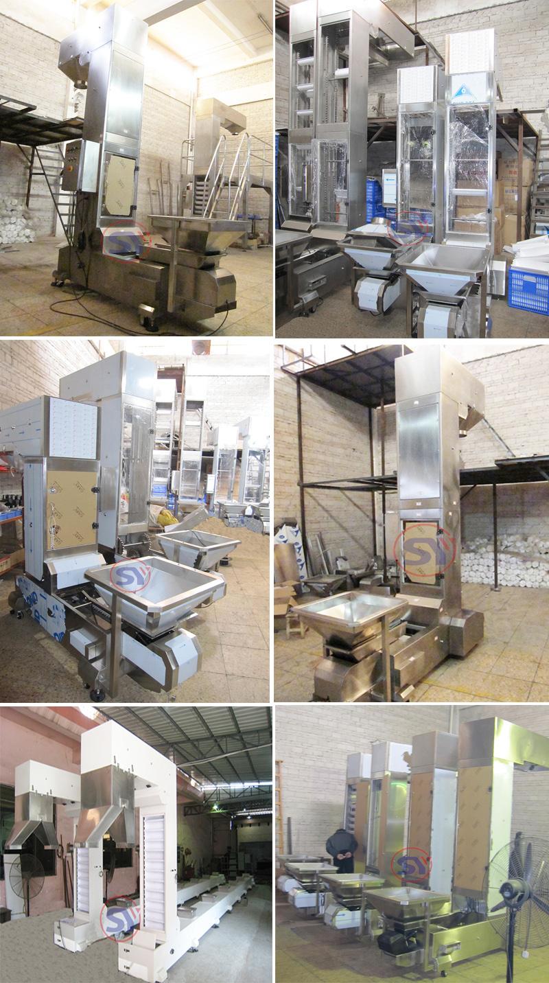 Z Style Grain Bucket Elevator Conveyor for Tapioca Flour