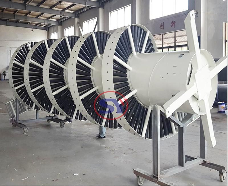 Continous Transportation Vertical Rising Spiral Conveyor for Conveying Bottle Bucket