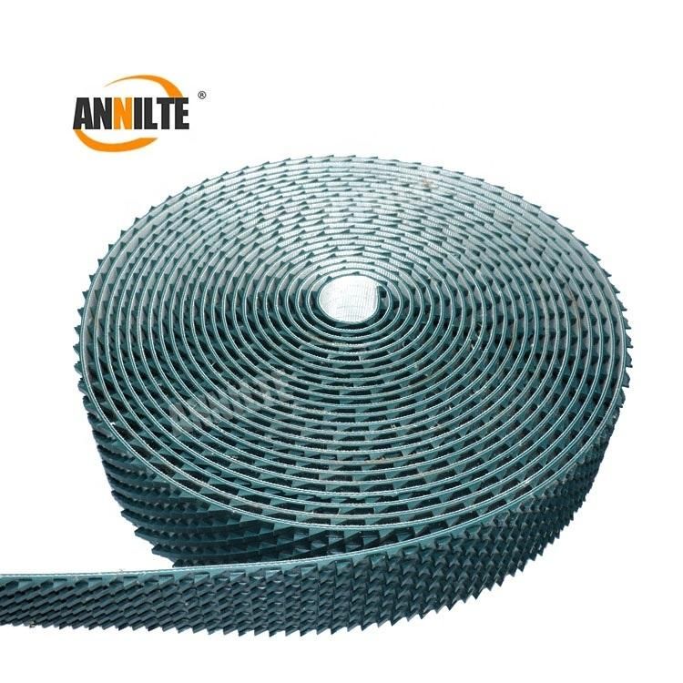 Annilte Rough Top PVC Inverted Triangle Pattern Anti Slip Saw Tooth High Friction Belt Conveyor Belts