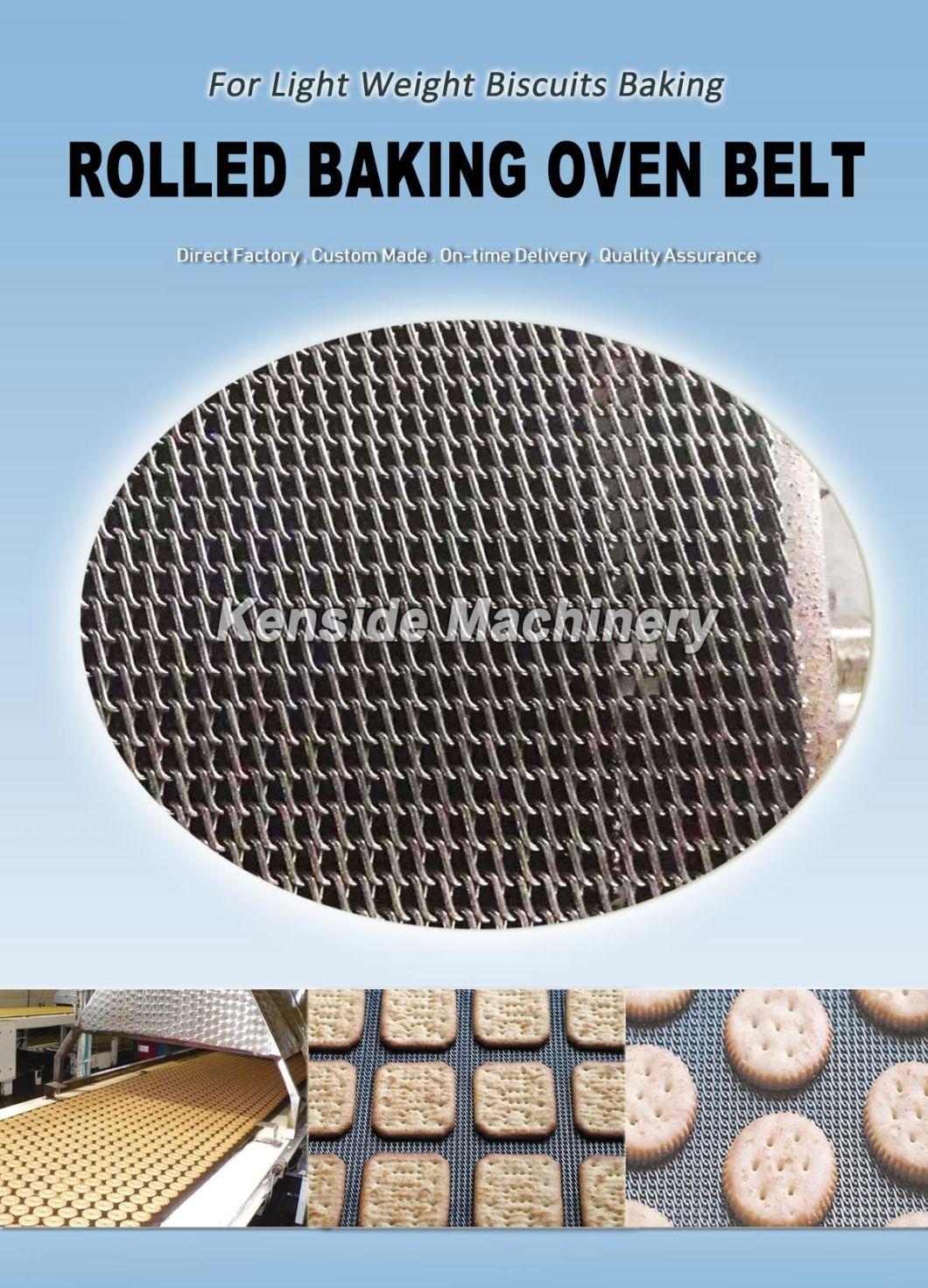 Rolled Bakery Conveyor Belt, Rolled Baking Oven Belt