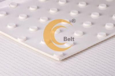 5.0mm conveyor belt white button profile for tobacco industry