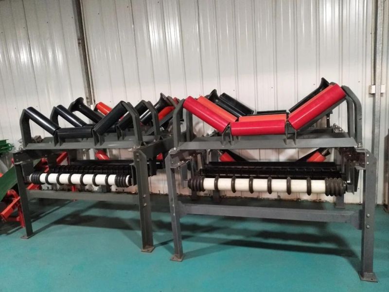 China Supplier Heavy Duty 3 Roll Trough Carrier Roller Frame for Conveyor