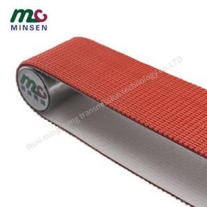 Manufacturer Direct PVC Lawn Decorative Pattern Anti-Skid Climbing Industrial Belt Wear-Resisting High Temperature Resistant Red Conveyor Belt