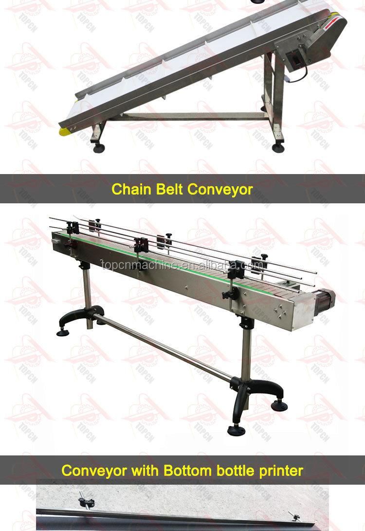 Modular Food Grade Mini PVC Rubber Flat Small Inclined Belt Conveyor