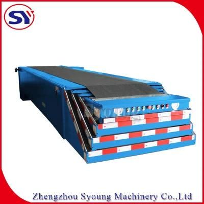 Four Sections Extendable Flexibility Automotive Belt Conveyor for Tyre Tire