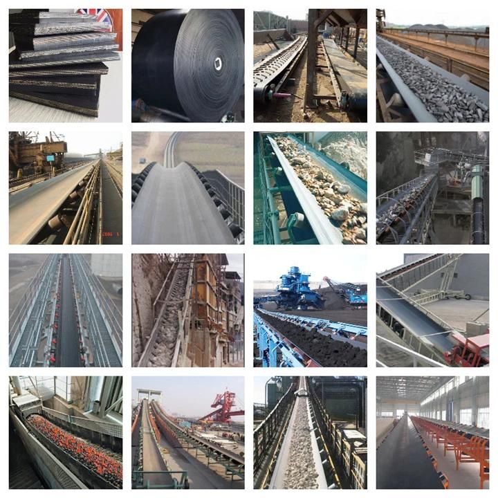 Hot Selling Cheap Coal Mining Ep Rubber Conveyor Belt on The Ground
