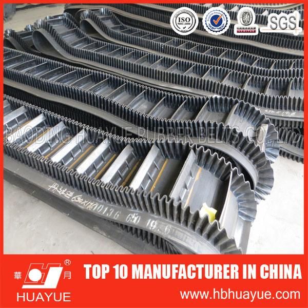 90 Degree Sidewall Ep800/4 Conveyor Belt