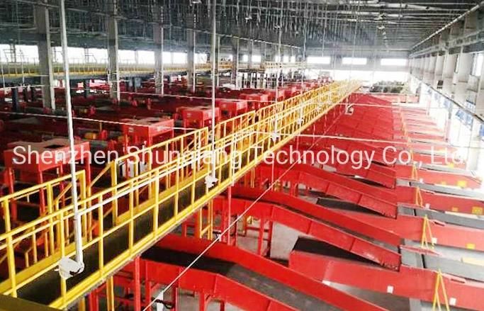 Four Sections Telescopic Belt Conveyor for Goods Loading