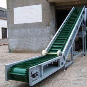 Industrial Flat Food Rubber Automatic Distance Belt Conveyor