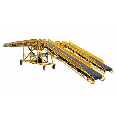 Professional Custom Economic Mobile Truck Loading Unloading Rubber Belt Conveyor Machine System Made in China