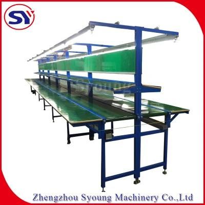 Circular Double Layer Flat Belt Conveyor Electronics Assembly Production Line for Sale