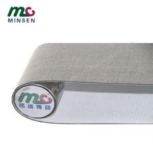 Chinese Wholesale Cheap Felt Industrial Grey Conveyor Belt with Low Noise