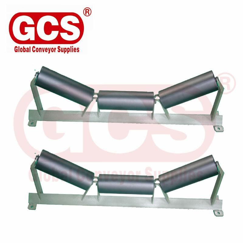 High Quality Coal Mining Steel Trough Roller Set with Frame