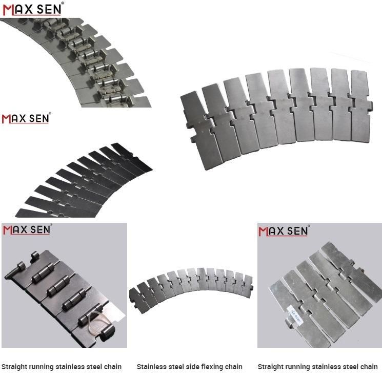 Wear Resistance Stainless Steel Flat Top Chain for Machine