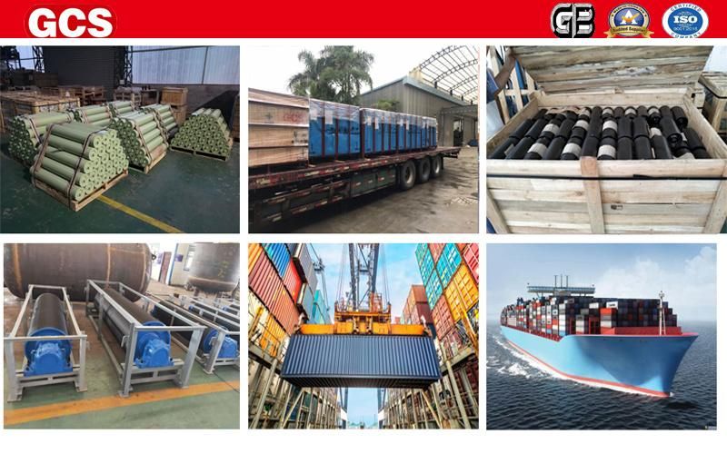 Steel Idler Belt Conveyor for Bulk Material Transportation