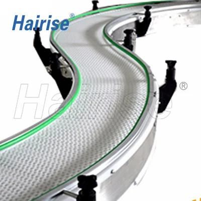 Hairise Straight/Turn Modular Belt Conveyor System Wtih FDA&amp; Gsg Certificate