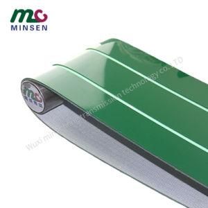 Production and Sales of High Quality Industrial Slotted Green PVC Conveyor Belts in China
