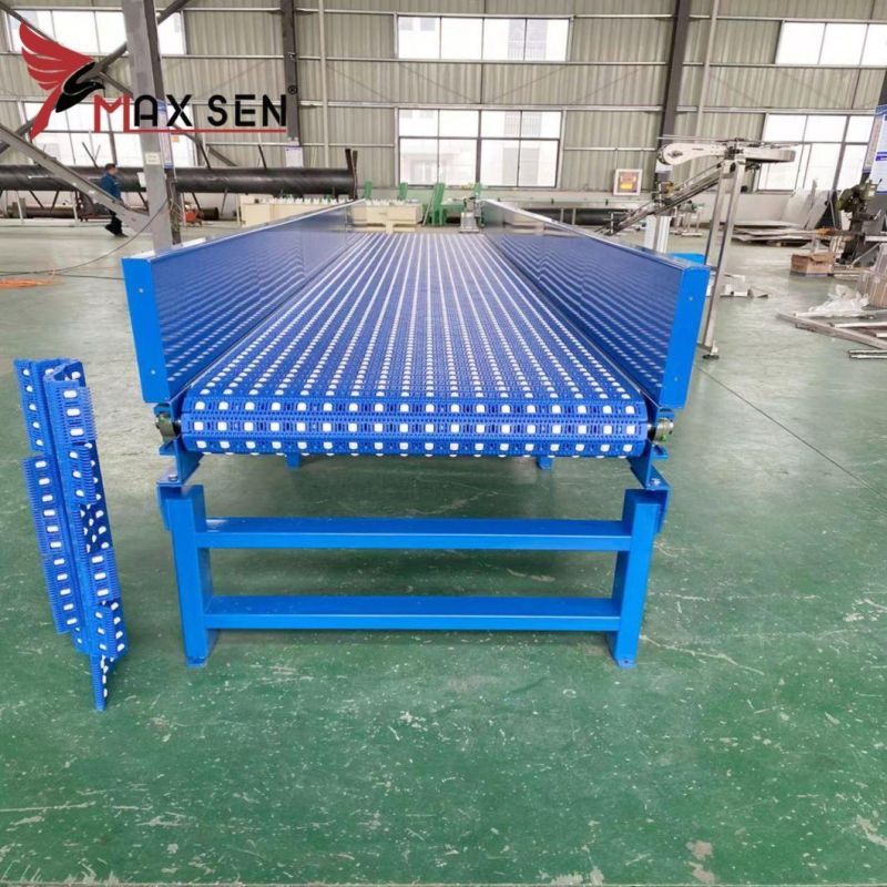 Conveyor Plastic Belt with Roller Top for Heavy-Duty Sorting Conveyor Modular Roller Conveyor for Tire Factory