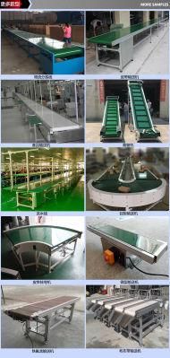 Manufacture Turning Gravity Roller Conveyor Curve Belt Conveyor, PVC Conveyor