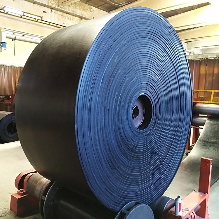 Ep250 Black Rubber Conveyor Belt