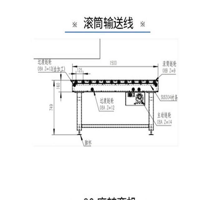 Curved Conveyor, Good Quality, Stainless Steel or Rubber Material