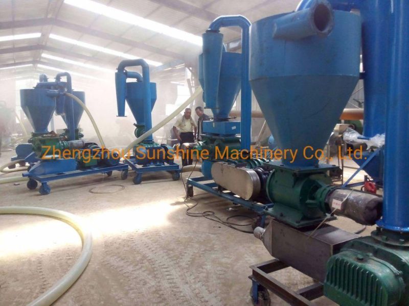 Dry Grain Powder Cement Sand Plastic Particles Sawdust Conveyor