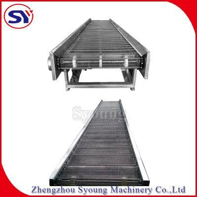 Steel Wire Mesh Belt Net Conveyor for Fried Foods Flat Transmission