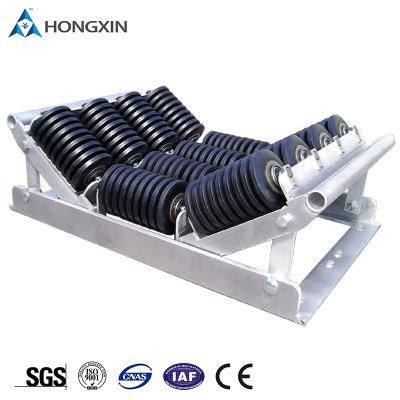 High Durability Quiet Operation Conveyor System Rubber Ring Cushion Idler