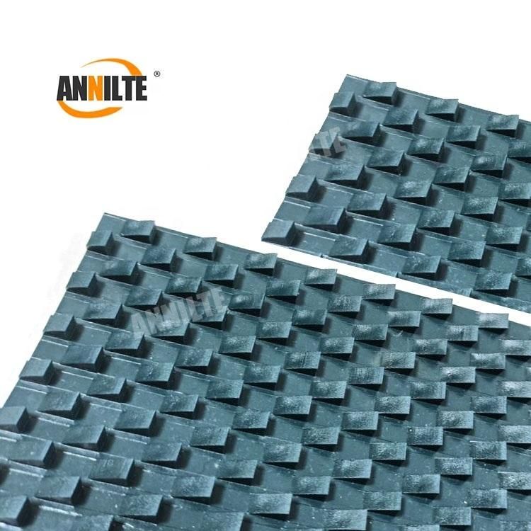 Annilte Rough Top PVC Inverted Triangle Pattern Anti Slip Saw Tooth High Friction Belt Conveyor Belts