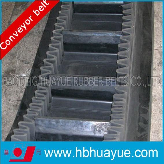 Quality Assured Sidewall Conveyor Belting System Cc Ep St 100-5400n/mm Huayue