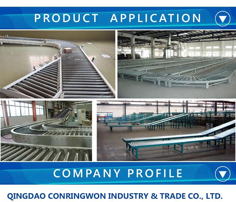 High Duty Gravity Roller Conveyor, Galvanized/Carbon/Stainless Steel Conveyor