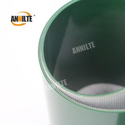 Annilte Factory Direct Sale Light Green PVC Conveyor Belt for Industry Equipment