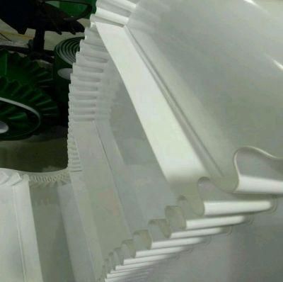 White PVC Food Grade Corrugated Sidewall Conveyor Belt Factory