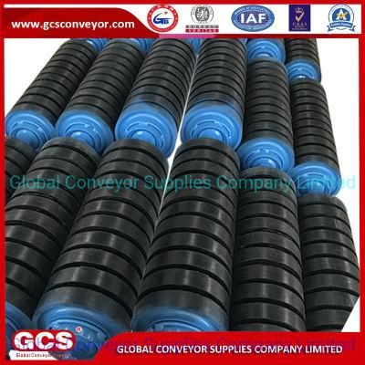 Gcs Impact Rubber Disc Roller Used Carbon Steel Material