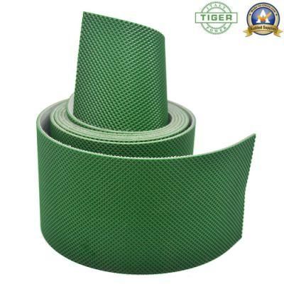 Industrial 2.0mm High Quality Fabric Diamond Structure Pattern Conveyor Belt for Machinery